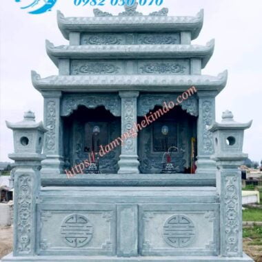 mộ đôi đá ba mái, mộ đá 3 đao mây, mộ đá đài loan, mộ đá đẹp, mộ đôi đá đẹp