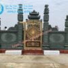 cổng đá khu lăng mộ đá xanh rêu