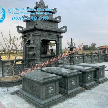 mộ đá xanh rêu, mộ quách đá xanh rêu