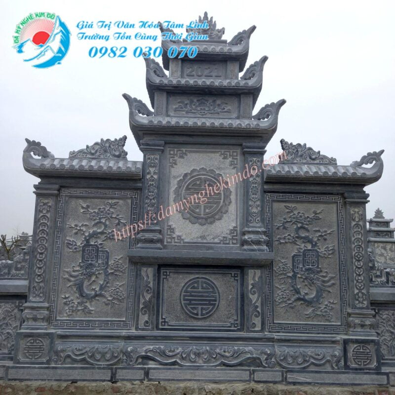 Lắp đặt Khu lăng mộ đá đẹp tại Nghệ An