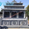 Mẫu mộ ba đá 3 đao mây, mộ ba, mộ 3 mái đá