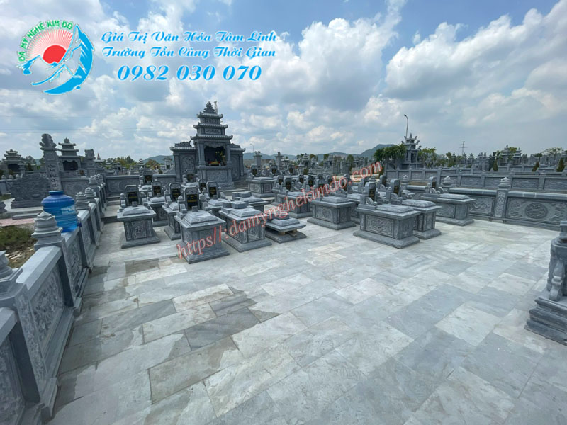 Khu lăng mộ đá chi họ nguyễn tại nghĩa trang cồn vàng - TP Vinh - Nghệ An