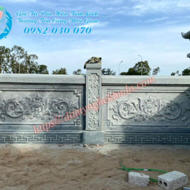 Lan can đá sen hoá, lan can đá không có cá