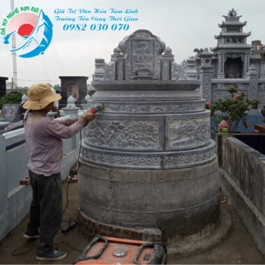 Mộ tròn đá, Mẫu mộ đá tròn đẹp