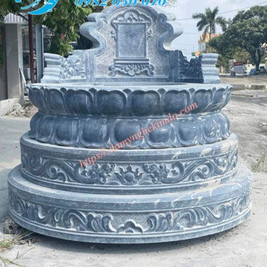 Mẫu mộ đá tròn đẹp 2024, mộ tròn đá đẹp